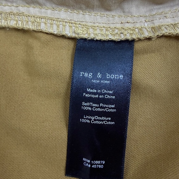 Rag & Bone Hunter High Rise Pleated Tapered Pants Size 25 - Picture 6 of 9